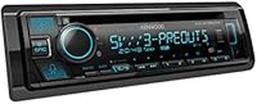 Kenwood KDC-BT960DAB CD Car Radio with DAB+ & Bluetooth Hands-Free Kit (USB, AUX-In, 3 x Pre-Out 5V, Amazon Alexa, Sound Processor, 4 x 50 W, VAR. Lighting, Antenna)