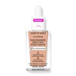 Wet n Wild Bare Focus Niacinamide Skin Tint, Lightweight Foundation with Buildable Formula, Enriched with Hyaluronic Acid and Vitamin E for a Radiant Look, Light Medium Sand