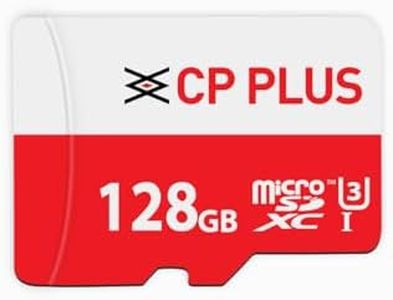 CP PLUS 128GB microSDXC Memory Card Grade UHS-3 Class 10, Up to 70 Mbps Reading & 30 Mbps Writing Speed with High Performance of Data Transfer & Lower Power Consumption for Portable Devices| CP-NM128