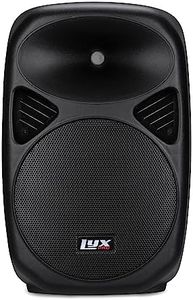 LyxPro 12" PA System Powerful Compact PA Portable Active Speaker System with Equalizer, Bluetooth, SD Card Slot, USB, MP3, XLR, 1/4", 3.5mm Input Connections - SPA-12