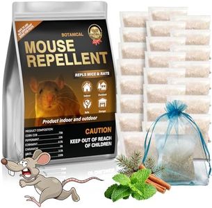 Mouse Repellent Pouches,24 Pack Rodent Repellent Peppermint Oil - Keep Mice Out of Car Engines,Rv,Garage & Home,Safe for Humans and Pets