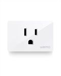 Wemo Smart Plug (Simple Setup Smart Outlet for Smart Home, Control Lights and Devices Remotely Works w/Alexa, Google Assistant, Apple HomeKit)(Pack of 1)