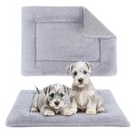 Vetasac Dog Bed Mat, Dog Crate Pad Reversible,Soft Kennel Pad, Washable Dog Crate Mat (Cool and Warm),Pet Sleeping Mattress for Small Medium Dogs XB009 (30''x20'',Grey)