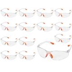 HXSYKJDM 14PCS Safety Glasses, Eye Protection Glasses, PC Transparent Safety Glasses, Safety Goggles Eyewear Eye Protection Goggles for Woodworking Lab Equipment Against Dust