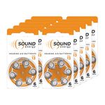 Energizer Sound Energy - Hearing Aid Batteries Size 13 (60 Pack) – Long Lasting Zinc Air Power - Easy Installation - Mercury & Cadmium Free - Made in UK - 4 Year Shelf Life [Amazon Exclusive]