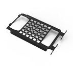 IIIREENO Cargo Roof Rack Overhead Molle Panel Accessories Compatible with 2018-2024 Jeep Wrangler JL JLU & 2020-2024 Gladiator JT Doors/No Drilling（Not Applicable with Electric Soft-top Models）