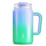 Meoky 32 oz Tumbler with Handle, Stainless Steel Vacuum Insulated Tumbler, Keeps Cold for 30 Hours, 100% Leak-Proof, BPA-Free (Fairyland)