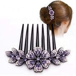 Hair Comb Clip | Retro French Barrette | Indo Western Fancy Hair Clip (pack of 1)