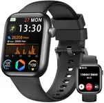 Smart Watch(Answer/Make Call), 1.83" Fitness Watch for Men Women, Smartwatch with Heart Rate/Blood Oxygen, Sleep Tracker, Pedometer, 120+ Sport Modes, IP68 Waterproof Fitness Tracker for Android IOS