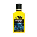 Motomax Dashboard Polish 50ml with cleaners & silicone with Sponge. Restore, shine dull dashboards. Protect from UV rays, cracking, fading & sun heat. Safe on tyre, rubber, plastic,vinyl parts