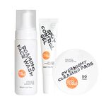 31st State SkinCare Set for Teens - Gluten Free Cosmetics, Paraben Free, Vegan Skin care For the Family. Includes 50 Acne Pads, 1 Foaming Face Wash, & 1 Spot Treatment Gel.