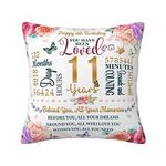 11 Year Old Gifts Gifts for 11 Year Old Girl Pillow Covers 18”x18” 11th Birth...