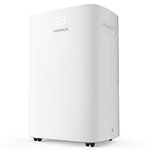 Kesnos 5500 Sq. Ft Large Dehumidifier for Home with Drain Hose for Basements, Bedrooms, Bathrooms, Laundry Rooms - with Intelligent Control Panel, Front Display, 24 Hr Timer and 1.32 Gallon Water Tank