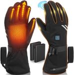 Heated Gloves for Men Women Recharg