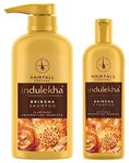 Indulekha Bringha Shampoo, Proprietary Ayurvedic Medicine For Hairfall, 580Ml & Bringha Shampoo, 200Ml