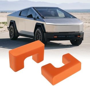Klutchtech Tow Hook Covers Fit for Tesla Cybertruck 2024 2025, Hitch Cover Front Customized Car Tow Hooks Compatible with Tesla Cybertruck Accessories 2025 2024 (Orange)