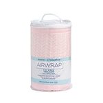 Airwrap 4 Sided Breathable Muslin Cot Liner - Soho Pink