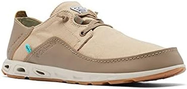 Columbia Men's Bahama Vent PFG Lace Relaxed Boat Shoe, Oxford Tan/Tropic Water, 10