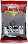 HEMANI Basil Seeds 7.1 OZ (200g) | Tukmaria | Thai Basil Seeds - 2X More Nutritious Than Chia Seeds AKA Sabja Seed | Tulsi Beej | Tukmariya