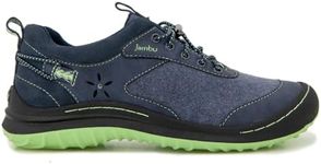 Jambu Womens Sunset Too Lace Up Sneakers Shoes Casual - Black, Navy/Pistcho, 7.5 US