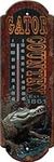 Gator Country Tin Thermometer
