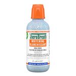 TheraBreath Whitening Mouthwash | Dentist Formulated Mouthwash for Stain Removal & Brighter Teeth | Helps Whiten & Prevent Future Stains | Alcohol-Free & Dye-Free | Dazzling Mint | 473 mL