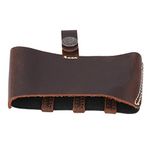 Shift Guard Shoe Protector, Motorcycle Universal Leather Shift Guard Shifter Sock Boot Shoe Protector Cover (Brown)