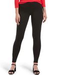 HUE Women's Ponte Leggings, Black, Large