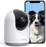 GNCC Pet Camera, Dog Camera Puppy Camera with APP, 1080P Baby Monitor, Indoor 360° Camera (Manual Up and Down), Motion/Sound Detection, Night Vision, 2-Way Audio, Cloud/SD Storage, 2.4GHz Only, P1