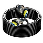 4k HDMI Cable 60FT, High Speed HDMI Cable 4K HD 60Hz, 2K@120Hz, Version 2.0 Certified, eARC HDCP 2.3&2.2 HDR HDMI Cable