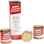 RUTLAND Creosote Remover, Toss-In Canisters for Fireplaces & Wood Stoves, Easy Creosote and Soot Removal, 3 Oz Cainster, 3-Pack