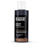 Scotch Porter Moisturizing Beard Wash – Cleanse, Refresh, Hydrate & Soften Coarse, Dry Facial Hair for a Fuller-Looking Beard – Original Scent, 8 oz. Bottle