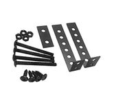 Coolerguys Fan Mount/Stand Bracket Kit (Black Metal)