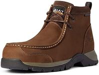 Ariat Womens Edge LTE Moc Composite Toe Work Boot Dark Brown 8.5