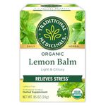 Traditional Medicinals Organic Lemon Balm Tea, 16 Tea Bags