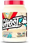 Ghost Whey Protein Powder, Coffee Ice Cream - 2LB Tub, 25G of Protein - Flavored Isolate, Concentrate & Hydrolyzed Whey Protein Blend - Post Workout Shakes - Soy & Gluten Free