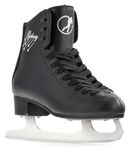 SFR Galaxy Figure Ice Skate with Pre-Sharpened Carbon Stainless Blade and Ergonomic Heel Design | Timeless and Elegant Women's and Men’s Ice Skating Nu-buck Sueded Feel Lining and Printed Side Details