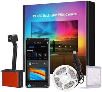 GUPUP Smart RGB IC TV Lights,TV Led Backlight with 2.4G Remote, 12.5 ft for TV 55-65 inch, USB Backlights for TV,LED Show,Computer,Gaming Room