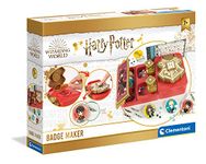 Clementoni 18669 Harry Potter The Badge Factory: Create Your Own Wizarding Pins, Cteate Special Accessories (7+ Years), Multicoloured