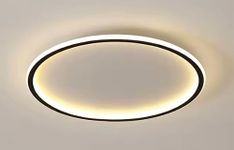LED Ceiling Light from Acrylic Flush Mount Lamp for Living Room, Bedroom, Kitchen & Office. Modes : Warm, Cool & Natural White (Galaxy 40 cm)