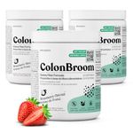 ColonBroom Psyllium Husk Powder - Colon Cleanser for Constipation & Bloating Relief, Gut Health - Vegan, Gluten-Free, Non-GMO Fiber Supplement (150 Servings)