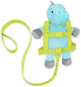 Travel Bug Toddler Character 2-in-1 Safety Harness (Dinosaur - Teal/Grey)