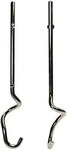 Univen Stainless Steel Dough Hooks Compatible with KitchenAid Hand Mixers KHM2DH