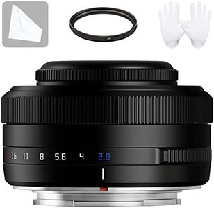 TTARTISAN 27mm F2.8 Auto Focus Lens, Compatible with Fujifilm X-Mount Cameras XS10 X-A5 X-A7 X-M1 X-M2 X-E4 X-T1 X-T10 X-T2 X-T20 X-T3 X-T4 X-T100 X-T200 X-T30 X-Pro1 X-Pro2 X-Pro3 X-E1(Black)