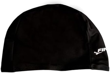 Spandex Swim Cap Black