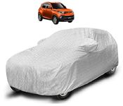 Auto Hub Mahindra KUV 100 Car Cover 100% Waterproof/KUV 100 Cover Water Proof/KUV 100 Car Cover/Car Cover KUV 100 Waterproof/KUV 100 Cover/KUV 100 Car Cover (Metallic Silver, 1 Unit)