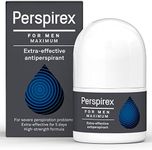 PERSPIREX Antiperspirant MEN'S MAXIMUM STRENGTH Clinically proven to reduce Heavy Sweating for MEN, Deodorant Roll On, up to 5 days long lasting freshness & sweat protection 20ml