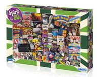 Spirit of the 80s | 1000 Piece Jigsaw Puzzle | Vintage Jigsaw Puzzle | Sustainable Puzzle for Adults | Premium 100% Recycled Board | Great Gift for Adults | Gibsons Gam