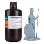 ELEGOO ABS-Like 3D Rapid Resin LCD UV-Curing Resin 405nm Standard Photopolymer Resin for LCD 3D Printing, 1000 Grm (Grey)