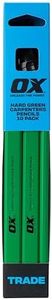 Ox OxT023010 Trade Hard Carpenters Pencils Green